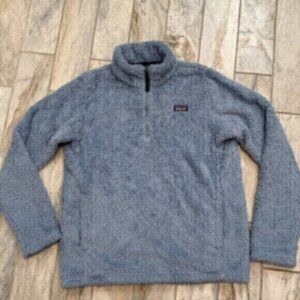 Patagonia kids youth XXL 16/18 blue Los Gatos 1/4 zip fleece pullover MSRP $75